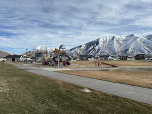 View of street featuring a mountain view