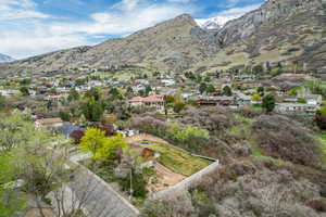 Exterior space featuring a mountain view and a residential view