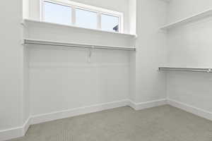Primary Suite Closet!  (Picture is from a previous home)