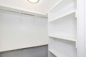 View of spacious closet