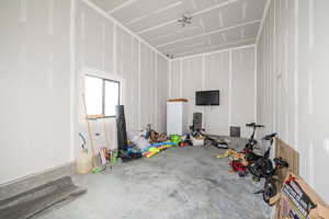 deep portion of garage