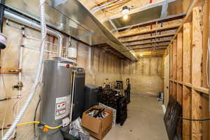 Utility area. Closed off.