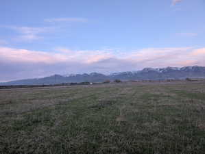 View of mountain feature with a rural view
