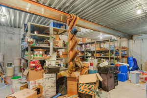 View of storage room