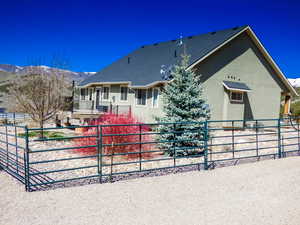View of back/side of home