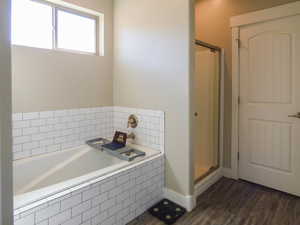 Master Full bath with a garden tub