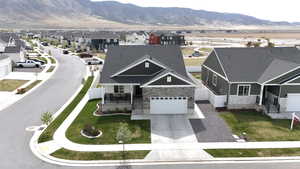 Exterior space featuring a mountain view and a residential view