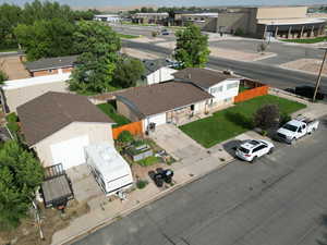 Aerial view featuring a residential view