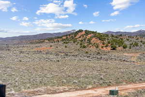 View of middle ridge from garage side of house