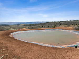 25 foot deep well fed pond.