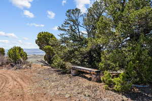 bench on middle ridge