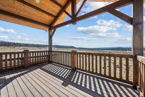 deck on s side of home