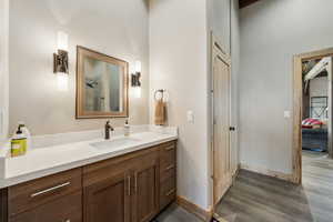 bathroom connected to bedroom 1