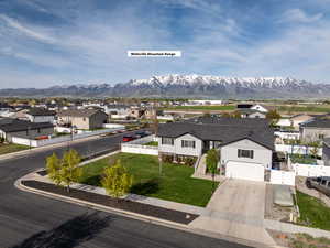 Mountain view with a residential view
