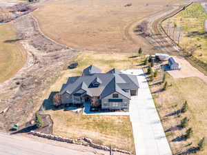 Bird's eye view featuring a rural view
