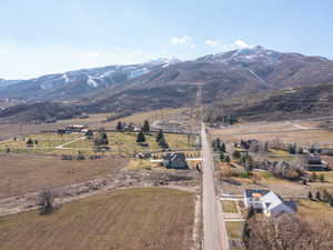 View of mountain feature featuring a rural view