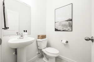 Half bathroom