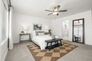 Spacious Primary Suite.
