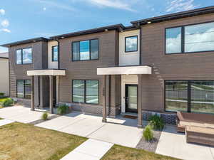 View of front of house featuring a patio