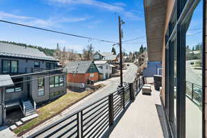 Balcony with a residential view