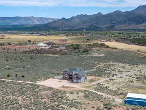 Mountain view with a rural view