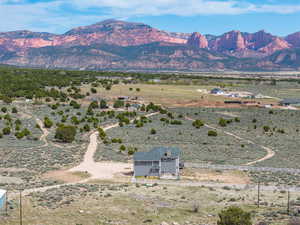 Property view of mountains featuring a rural view