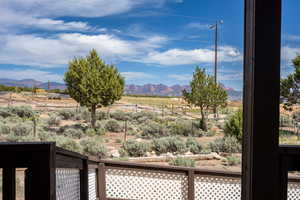 View of mountain feature featuring a rural view