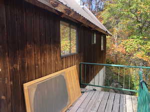 View of deck