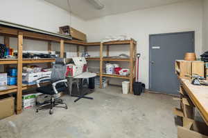 View of storage room