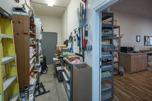 View of storage room