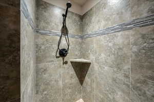 Details with tiled shower