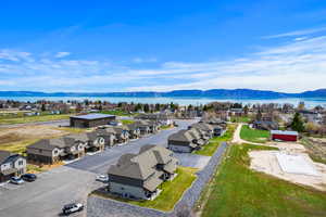 Aerial view showing Waterdance Rec Center and Bear Lake