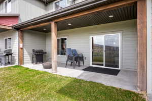Exterior space featuring grilling area