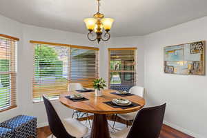 Breakfast Nook Virtually Staged