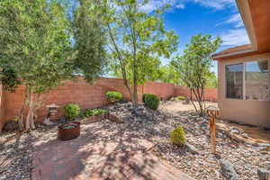 View of patio / terrace with a fenced backyard