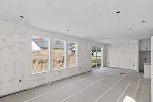 View of unfurnished living room