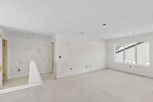View of spare room