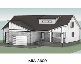front rendering