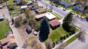 Aerial view featuring a residential view