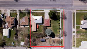 Bird's eye view featuring a residential view