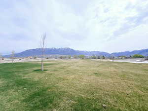 View of mountain feature with a rural view