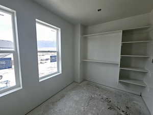View of unfurnished bedroom