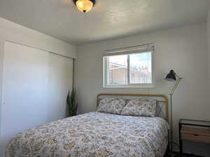 Bedroom featuring a closet