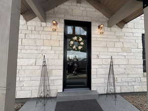 View of entrance to property
