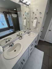 Large Master Bathroom with XL Shower, and storage