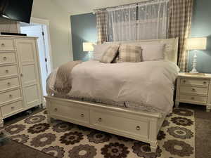 Large Master Bedroom with vaulted ceilings