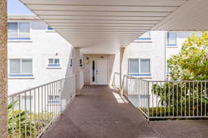 Front entry.
