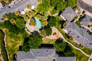 Birds eye view of resort.