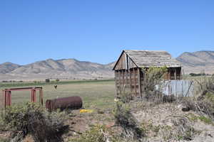 View of mountain feature with a rural view