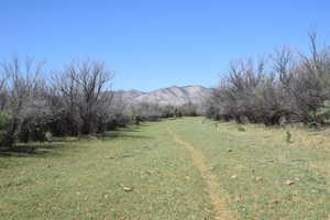 Mountain view with a rural view